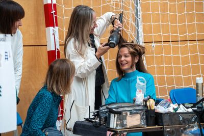 Lady Victoria Starmer takes part in London Fashion Week show