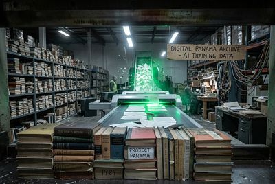 AI Companies Are Buying Millions of Books, Chopping Off Their Spines, and Destroying Them to Train Chatbots