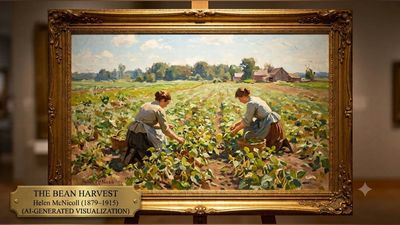 A painting bought for £2,090 at auction looked ordinary. Experts later identified it as a lost Helen McNicoll masterpiece valued at £300,000