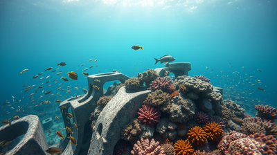Damaged concrete pipes helped create two artificial reefs in North Carolina