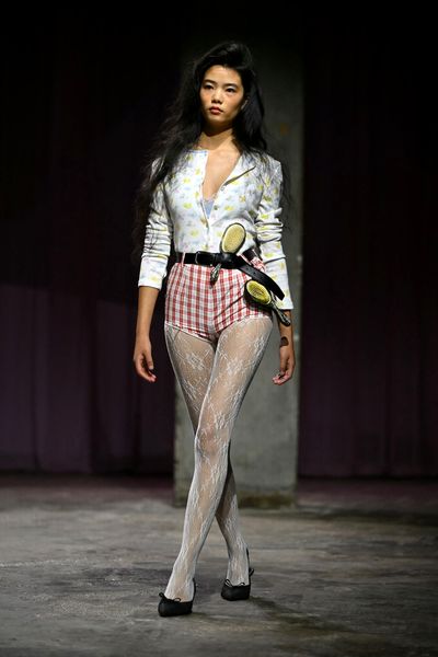 Yuhan Wang Spring 2027 Brings Bedroom Dressing to the London Runway