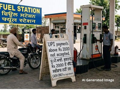 Petrol pumps to not accept UPI payment: Punjab dealers warn of Rs 2,000 limit if MDR is imposed