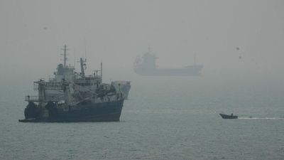 Two tankers hit by 'unknown projectile' or debris in Strait of Hormuz