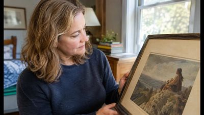 In 2017, Tracy Donahue paid about $4 for a thrift-store painting. Experts later authenticated it as an N.C. Wyeth work, leading to a six-figure auction sale