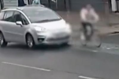 Cyclist ‘lucky to be alive’ after driver who forgot glasses crashes into her