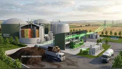 In 2009, Granville Ecopark began its planning process for food-waste anaerobic digestion; it now has capacity to export 4.8 MWe of renewable electricity to Northern Ireland’s grid