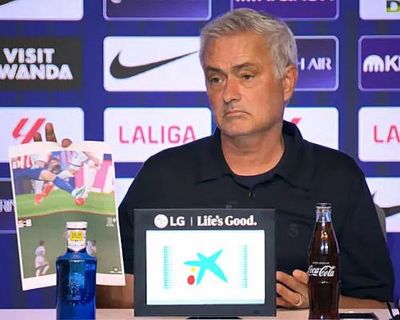 Paper trail of protests: José Mourinho plays the hits in Madrid derby defeat