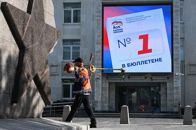 Putin's Party Kept Its Grip On Russia's Parliament. The Wartime Vote Shut Out Most Opposition Candidates.