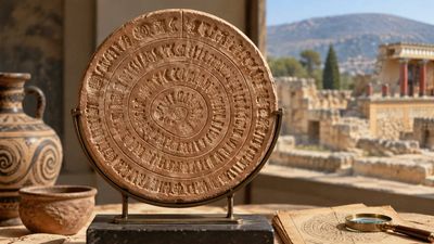 In 1908, Luigi Pernier found Crete’s Phaistos Disc with 241 stamped signs. 118 years later, its 45-symbol script remains undeciphered despite more than a century of study