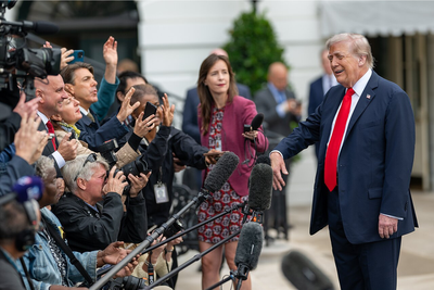 'Very Therapeutic': X Users Celebrate as Trump's Helipad Speech Is Drowned Out