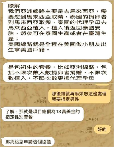 自由日日Shoot》每胎收費200萬～450萬元 跨國「訂製嬰兒」 選卵借腹產25嬰