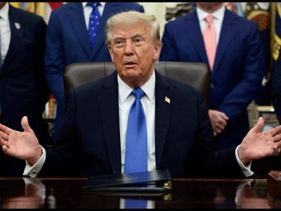 Trump approval falls to record low of 32% as high costs bite, poll finds
