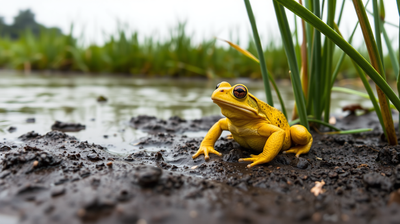 Why Indian Bullfrog Males Turn Bright Yellow in the Monsoon, and What That Colour Costs Them