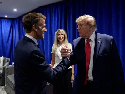 Macron says France, US to 'act together' to ease energy market tensions, protect Strait of Hormuz