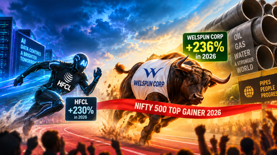 This stock just beat AI star HFCL’s 230% rally to top Nifty 500 gainers in 2026. Can outperformance last?