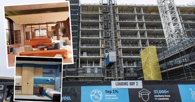Newcastle's new student tower hits its peak. See what's inside