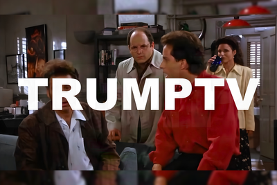 Trump TV Launches 24/7 Streaming but Its First 'Live' Show Was Just a Two-Month-Old Rushmore Speech