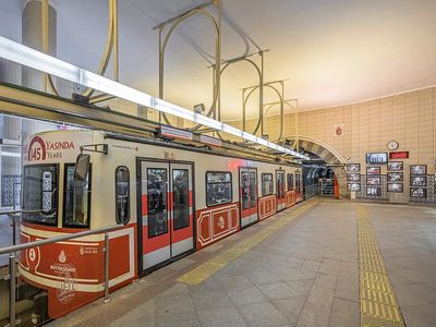 In 1875, engineers opened a funicular beneath Istanbul’s steep waterfront slope; the Tünel still operates more than 150 years later