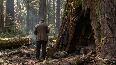 Hermit Life In Redwoods: records recall Hendy Hermit’s secluded years; trail keeps his story alive