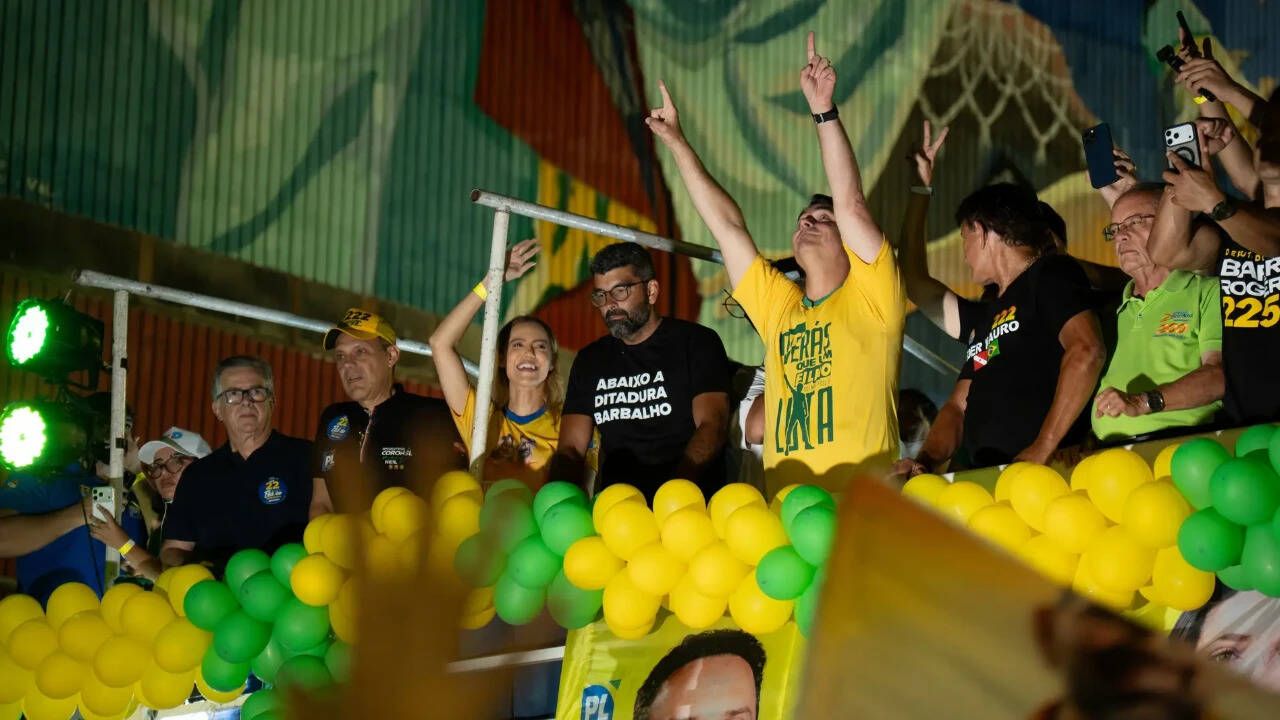 Brazil election: Lula, Flavio Bolsonaro hold one-point…