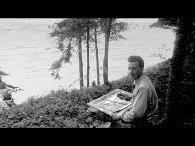 Ontario couple bought a C$200 painting at a yard sale in 2001, 6 years later, it was revealed as an E J Hughes' artwork Lake Okanagan worth C$402,500