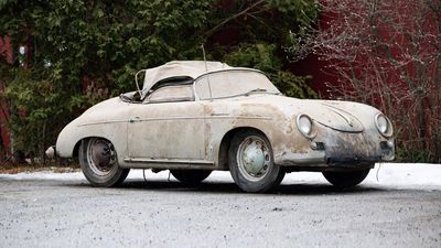 1955 Porsche 356 Speedster found after 50 years sells for $145,600 in 2026