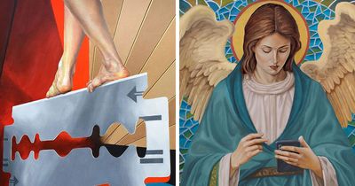 This Artist’s Paintings May Trick You With Their Extreme Perspective (28 Pics)