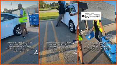 Black Uber driver challenges Walmart’s alleged car-inspection, then says she was treated like criminal as staff refused to release her order: ‘racist’