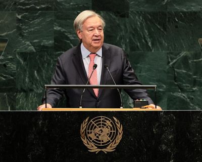 Superpowers cannot solve world’s problems, UN chief says in final general assembly address