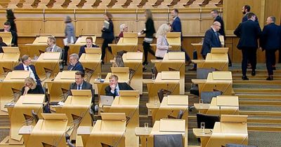 Reform MSPs storm out of chamber in protest over Scottish independence debate