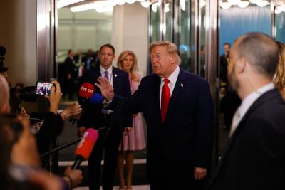 Trump takes a shot at CNN’s Kaitlan Collins for being at the UN for his speech: ‘You shouldn’t be here’