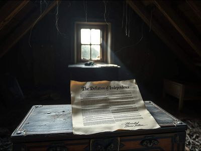 A rare 1776 Declaration of Independence copy disappeared for nearly 180 years before turning up in a Scottish attic; it later sold for $4.42 million