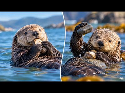 Science says some sea otters rarely use rocks while others use them for almost every meal, their teeth may explain why