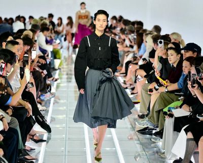 Skirts given star billing as Prada swerves trousers and dresses in Milan
