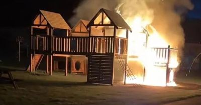 Fundraisers launched after children's playpark torched in Scottish town