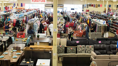 An Illinois thrift store has collected more than 100,000 donated items and runs with 200 volunteers