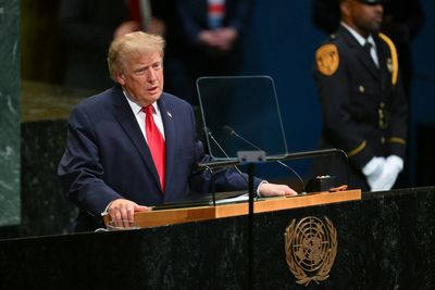 Trump’s UN speech went from campaigning to denial — and then it took a dark turn
