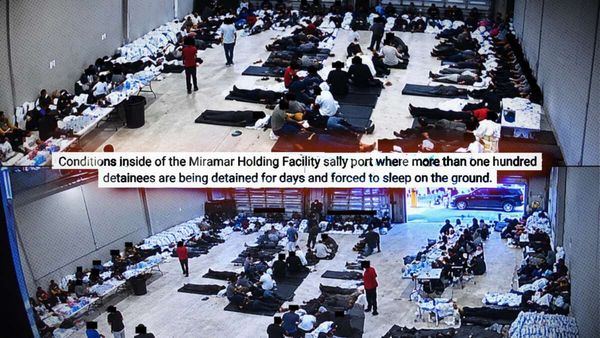 Whistleblower Photos Show ICE Detainees in Miramar, Florida, Amid Extreme Overcrowding, Overflowing Toilets