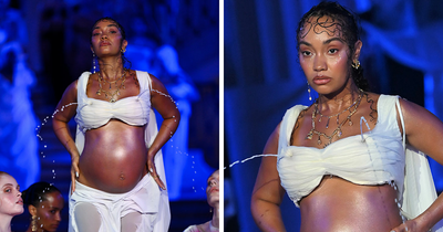 Pregnant Star Faces Mounting Backlash Over Bizarre Runway Appearance Featuring Gushing Liquid