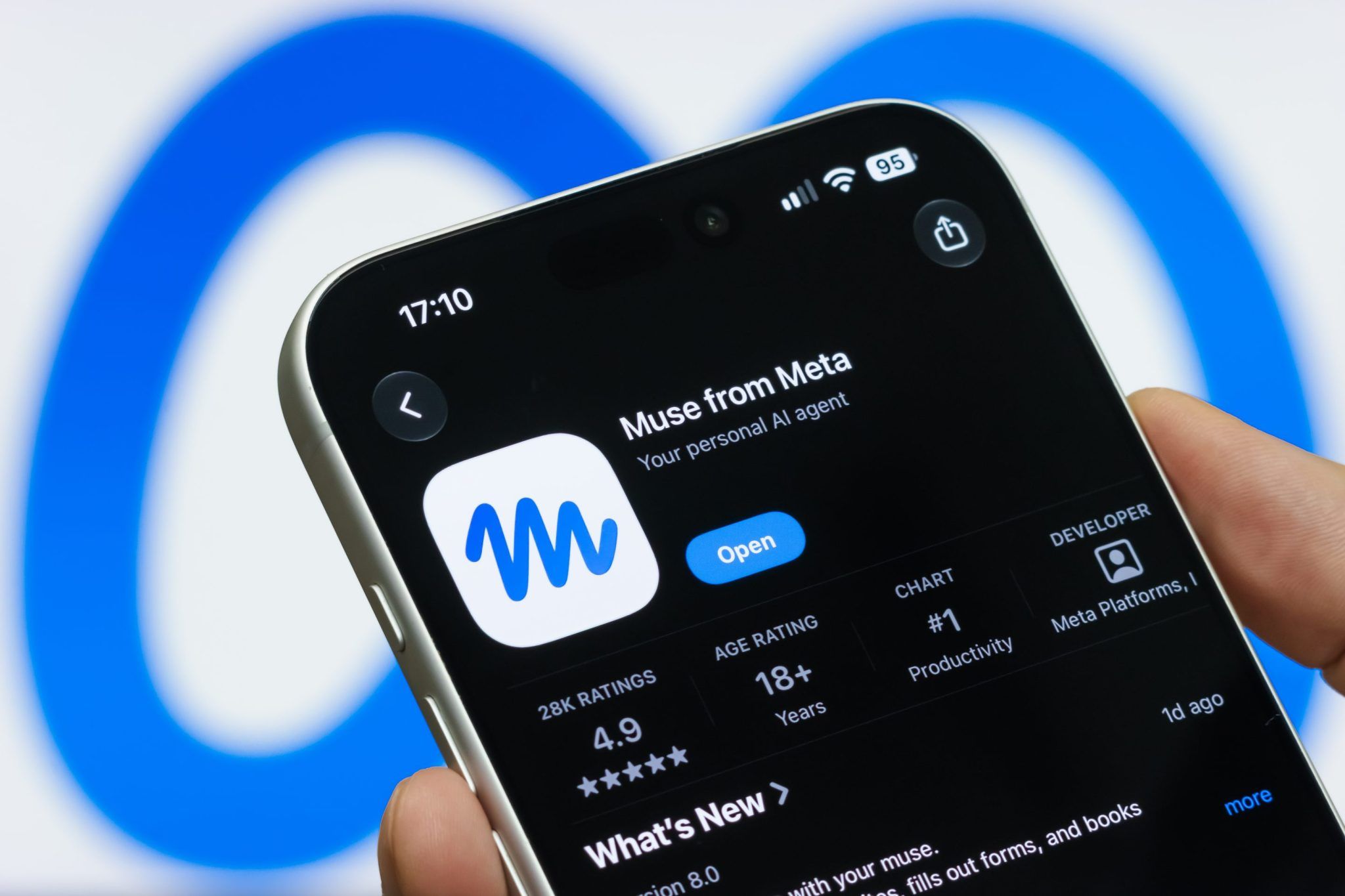 Photo: inkl.com Meta's Muse AI App Surpasses ChatGPT as Amazon Blocks Access