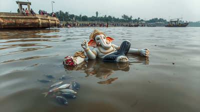 What Idol Immersion Puts Into a River: Plaster, Lead Paint, and the Fish Downstream