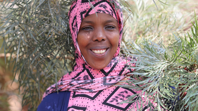 Halima Kedir was mocked for planting trees; her garden inspired neighbours