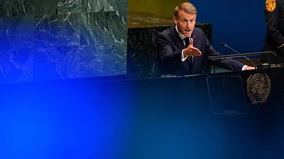 Israel denounces 'grotesque absurdity' of French president's remarks on West Bank at UN