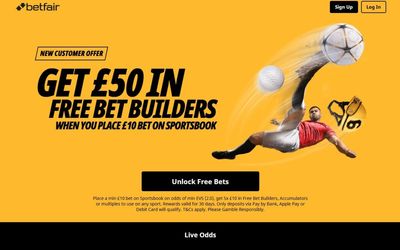 Betfair sign up offer: Bet £10, get £50 in bonus bets