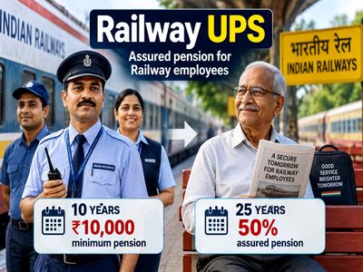 UPS for Railway employees: Assured pension, VRS and one-time switch to NPS explained