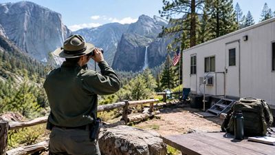 Lawyer Trades Career For Yosemite: ex-attorney takes $16.14 ranger job; system leaves seasonal staff insecure