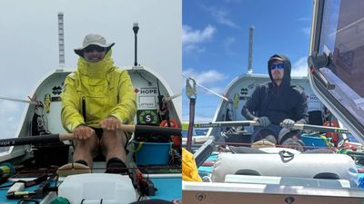 Father-Son Pacific Record Row: Crocketts complete Mid Pacific crossing; voyage backs veterans’ mental health