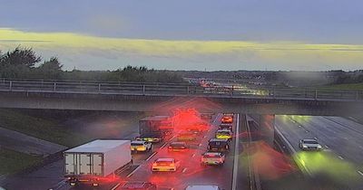 Man hospitalised following horror crash on major motorway
