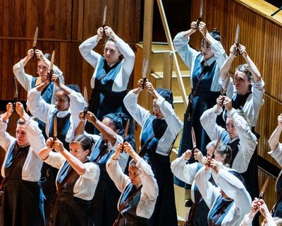 Fire in My Mouth review – Wolfe’s multimedia oratorio tells its tragic story with focus and power