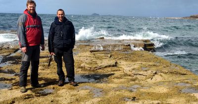 Giant dinosaur footprints on Skye mapped for the first time after 170 million years